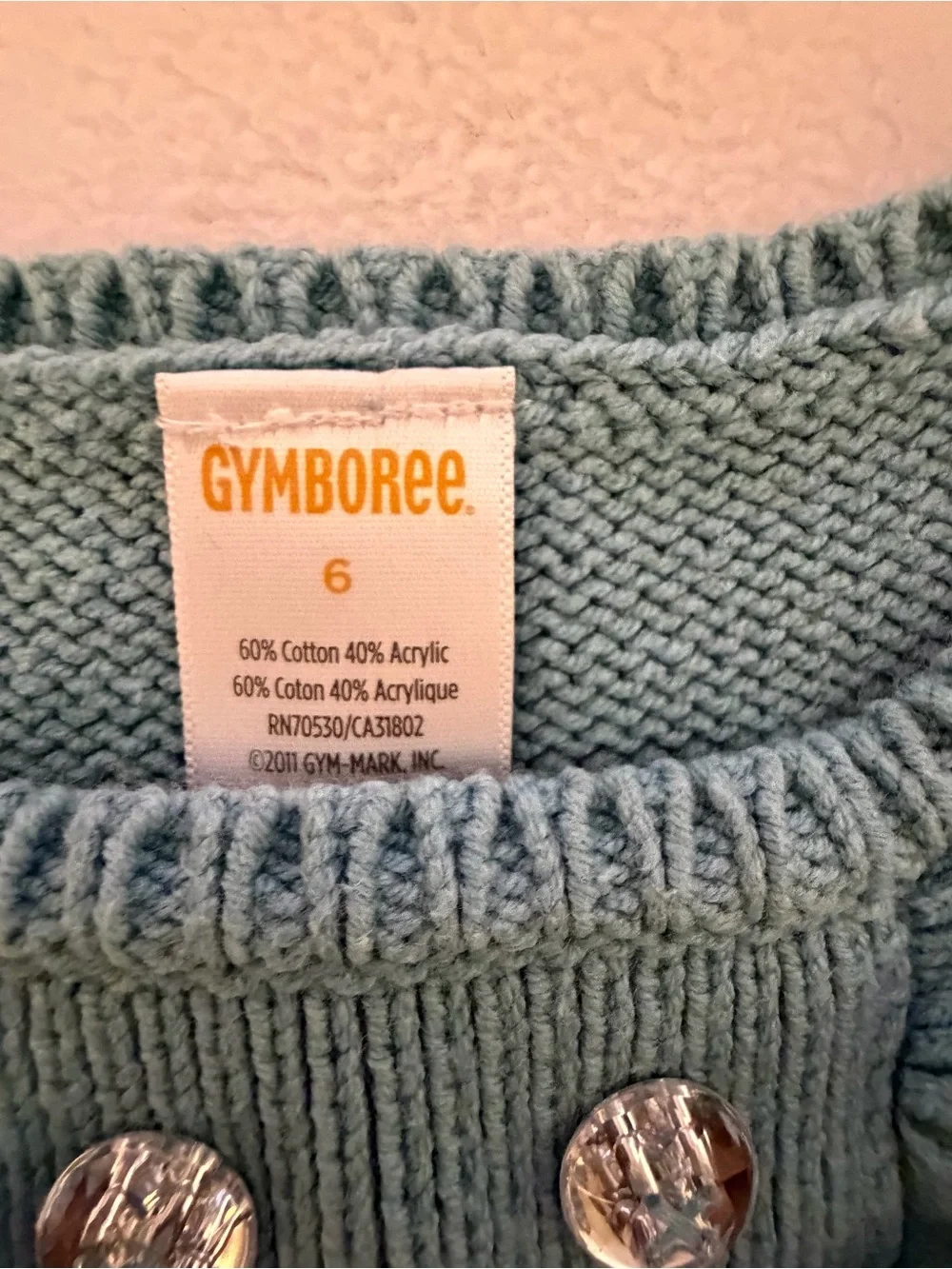 Gymboree blue knit